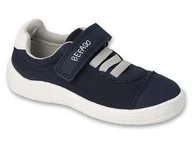 Buty dla dziewczynek - Trampki tenisówki buty dziecięce na rzepy granatowe Befado 451Y003-31 - miniaturka - grafika 1
