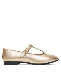 Tommy Hilfiger Baleriny T3A3-34001-1372 S Złoty - Buty dla chłopców - miniaturka - grafika 1