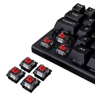 Klawiatura Mechaniczna Redragon K633RGB-PRO Ryze Pro 68 Klawiszy - Czarna - Klawiatury - miniaturka - grafika 4