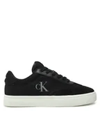Sneakersy damskie - Calvin Klein Jeans Sneakersy Classic Cupsole Low Mix Mg Wn YW0YW01636 Czarny - miniaturka - grafika 1