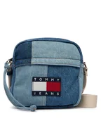 Nerki - Tommy Jeans Saszetka Tjm Denim Patchwork Reporter AM0AM14287 Niebieski - miniaturka - grafika 1