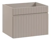 Szafki łazienkowe - KASZMIROWA Szafka pod umywalkę WISZĄCA 60 cm Szuflada FREZOWANY FRONT - miniaturka - grafika 1