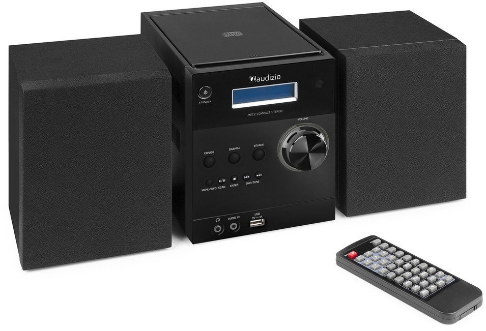 Audizio Metz HiFi Czarny one size