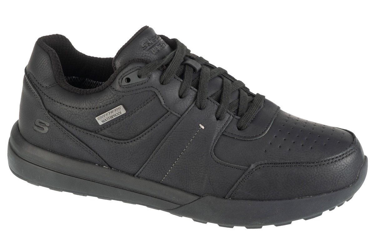 Skechers Netson - Gander 205236-BBK, Męskie, półbuty, Czarne