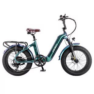 FAFREES F20 Master E-bike 20*4.0 inch Air Tire 500W Rear Drive 25km/h Max Speed 48V 22.5Ah Battery 140-160km Range Green - Rowery - miniaturka - grafika 1