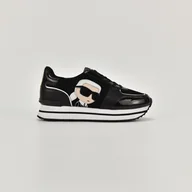 Sneakersy damskie - Damskie Sneakersy KARL LAGERFELD VELOCITA II KARL NFT LO LACE KL61930N-300 – Czarny - miniaturka - grafika 1