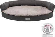 Legowiska dla psów - Trixie Sofa Vital Bendson, 100 × 80 cm, ciemnoszara/jasnoszara - miniaturka - grafika 1