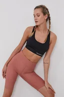 Bielizna sportowa damska - Reebok Biustonosz sportowy C9488 kolor czarny gładki - miniaturka - grafika 1