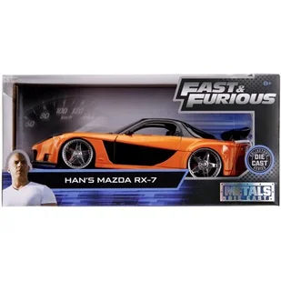 Jada Toys Szybcy i Wściekli Mazda RX-7 - Samochody i pojazdy dla dzieci - miniaturka - grafika 1