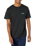 Koszulki męskie - Billabong Męski T-shirt Classic Short Sleeve Premium Logo Graphic Tee T-Shirt, Black Arch Wave, S - miniaturka - grafika 1