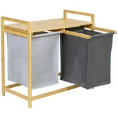 Kosze na bieliznę - Kosz na pranie bambusowy HANOI DUO KOLOR - miniaturka - grafika 1