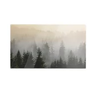 Deski do krojenia - Szklana deska do krojenia HOMEPRINT Mglisty las sosnowy 60x52 cm - miniaturka - grafika 1