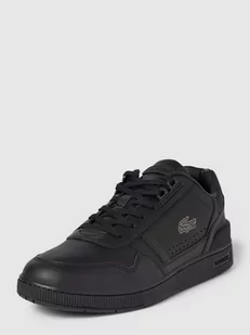 Sneakersy w jednolitym kolorze z haftem z logo - Sneakersy męskie - miniaturka - grafika 1