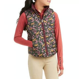 Ariat Kamizelka dwustronna młodzieżowa EMMA - navy floral horse - Kamizelki jeździeckie - miniaturka - grafika 1