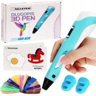 Długopisy - Długopis 3d Pen 2 Drukarka + Wkłady + Książeczka Wzory Zestaw - miniaturka - grafika 1