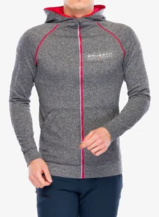 Bluza z kapturem Brubeck Fusion Sweatshirt Hoody - grey - Bluzy sportowe męskie - miniaturka - grafika 1