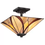 Lampy sufitowe - Quoizel ASHEVILLE QZ/ASHVILLE/SF plafon sufitowy 2x100W/E27 ELSQZ/ASHEVILLE/SF - miniaturka - grafika 1