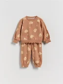 Komplety dla niemowląt - Reserved - Wzorzysty komplet - brązowy - miniaturka - grafika 1