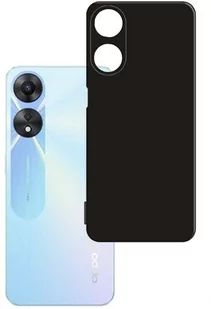 Etui plecki 3MK Matt Case do Oppo A78 5G Black (5903108515450) - Etui i futerały do telefonów - miniaturka - grafika 1