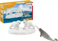 Figurki dla dzieci - Schleich Figurka kolekcjonerska Wild Life Polarny plac zabaw - miniaturka - grafika 1