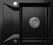 Zlewozmywaki - | Zlew KERNAU KGS J 4559 1B1D DEEP BLACK (czarny mat) - miniaturka - grafika 1