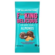 Zdrowa żywność - Allnutrition Fitking Delicious Almonds 90g Migdały W Czekoladzie Bez Cukru - miniaturka - grafika 1