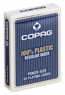 Cartamundi Karty Poker niebieskie GXP-586880 - Gry karciane - miniaturka - grafika 1