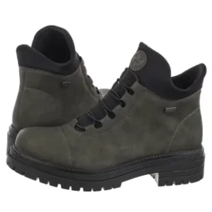 Botki Zielone Y3163-54 Green (RI39-d) Rieker - Botki damskie - miniaturka - grafika 1