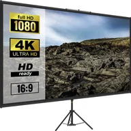 Uchwyty do projektorów - Stojak na ekran projektora VEVOR 4K-HD kino domowe 16:9 ściana prezentacyjna - miniaturka - grafika 1