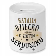 Skarbonki - Skarbonka 330 ml Dla Natali Córki Dziecka Prezent z Nadrukiem ze Zdjęciem - miniaturka - grafika 1