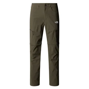 Męskie Spodnie THE NORTH FACE M EXPLORATION CONV REG TAPERED PANT - EU NF0A8BR421L1 – Oliwkowy - Odzież trekkingowa męska - miniaturka - grafika 1