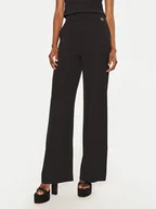 Spodnie damskie - Rinascimento Spodnie materiałowe CFC0120597003 Czarny Regular Fit - miniaturka - grafika 1