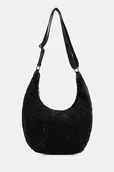 Torebki damskie - Diesel torebka bawełniana RAVE RAVE HOBO kolor czarny X10414.P4485 - miniaturka - grafika 1