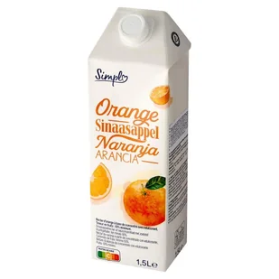 Simpl Nektar pomarańczowy z koncentratu soku pomarańczowego 1,5 l - Soki i napoje niegazowane - miniaturka - grafika 1
