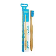 Szczoteczki do zębów - Nordics Bamboo Toothbrush bambusowa szczoteczka do zębów Blue - miniaturka - grafika 1