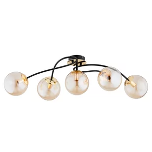 Złoto-czarna lampa sufitowa z kloszami AL 63243 z serii GILIAN - Lampy sufitowe - miniaturka - grafika 1