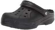 Kapcie damskie - Crocs Unisex - Adult Ralen Clogs | Fuzzy Kapcie, Czarny/czarny, 41/43 EU - miniaturka - grafika 1