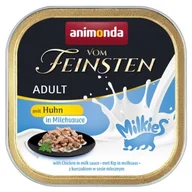Mokra karma dla kotów - animonda Vom Feinsten Adult Milkies 32 x 100 g Kurczak, w mlecznym sosie - miniaturka - grafika 1