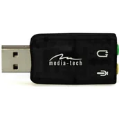 Karty dźwiękowe - Media-Tech Virtu 5.1 USB (MT-5101) - miniaturka - grafika 1