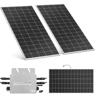 Fotowoltaika balkonowa panele solarne 600 W - zestaw - Panele fotowoltaiczne - miniaturka - grafika 1