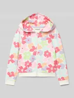 Swetry dla dziewczynek - Bluza rozpinana o kroju regular fit z mieszanki bawełny - miniaturka - grafika 1