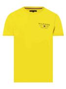 Koszulki męskie - Tommy Hilfiger - T-shirt męski, żółty - miniaturka - grafika 1