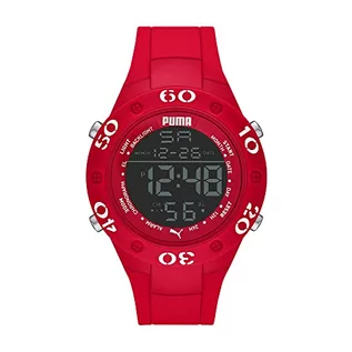 Paski - Puma Casual Watch P6037, czerwony, One Size, pasek - grafika 1