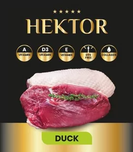 Karma Premium Hektor baton dla psa z kaczką 900g - Mokra karma dla psów - miniaturka - grafika 3