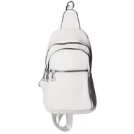 Nerki - Torebka damska Saszetka na klatkę piersiową biała - miniaturka - grafika 1