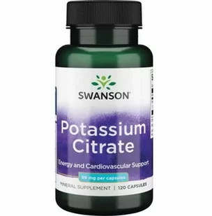 Potassium Citrate 99 mg (120 kaps.) - Witaminy i minerały - miniaturka - grafika 1