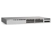 Switche - C9200L-24P-4G-E - 24x 1GE RJ45 PoE+ 370/740W 802.3at, uplink 4x 1G SFP, Network Essentials, MACsec, Cisco Catalyst 9200L Switch - miniaturka - grafika 1