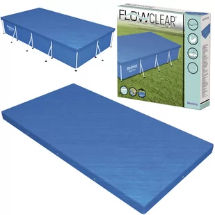 Bestway Pokrywa do basenu stelażowego 58107, 400x211 cm - Akcesoria do basenów - miniaturka - grafika 1