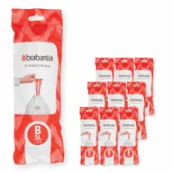 Worki na śmieci - Brabantia Worki do kosza na śmieci B PERFECTFIT 5 l, 200 szt. - miniaturka - grafika 1