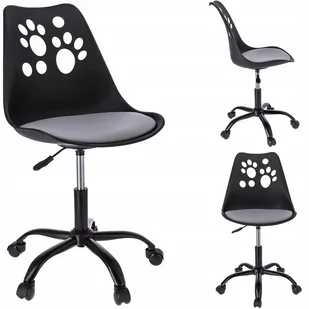 Fotel biurowy, krzesło biurowe KRZESŁO biurowe na kółkach obrotowe dziecięce - Fotele i krzesła biurowe - miniaturka - grafika 2